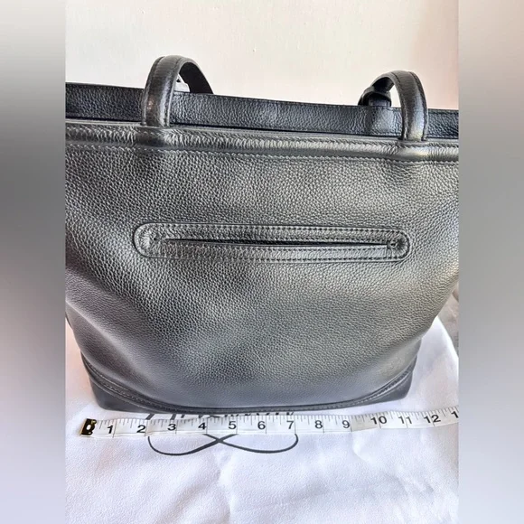 NWT Brighton Leopard Lex Tote Uptown Spots Black Leather Embroidered Flowers - Picture 9 of 15